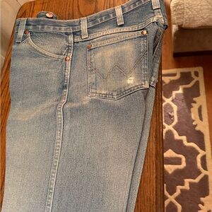 COWBOY Wrangler Jean - Worn in Saddle by Actual Cowboy